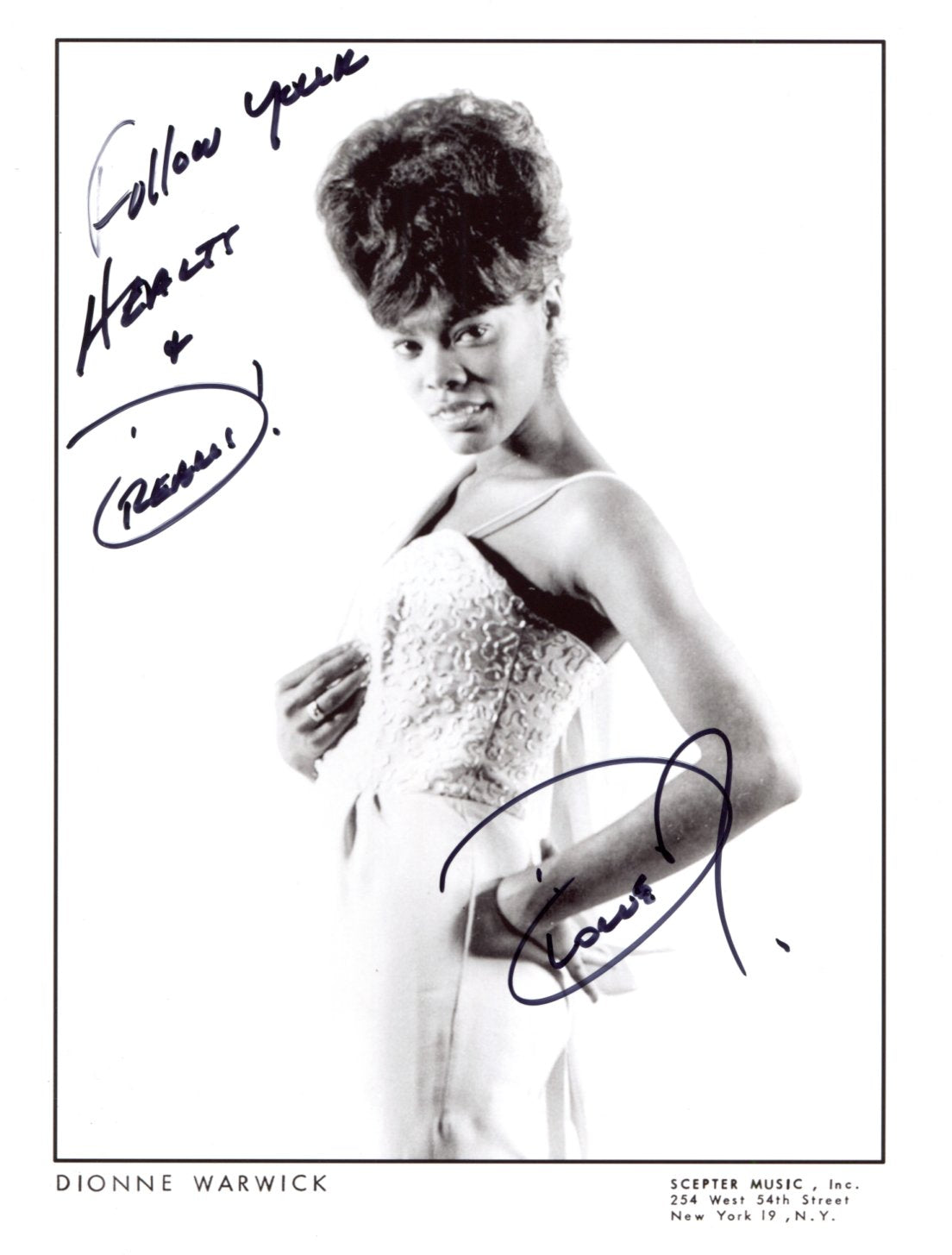 Dionne Warwick Autograph Autogramm | ID 15793068966269