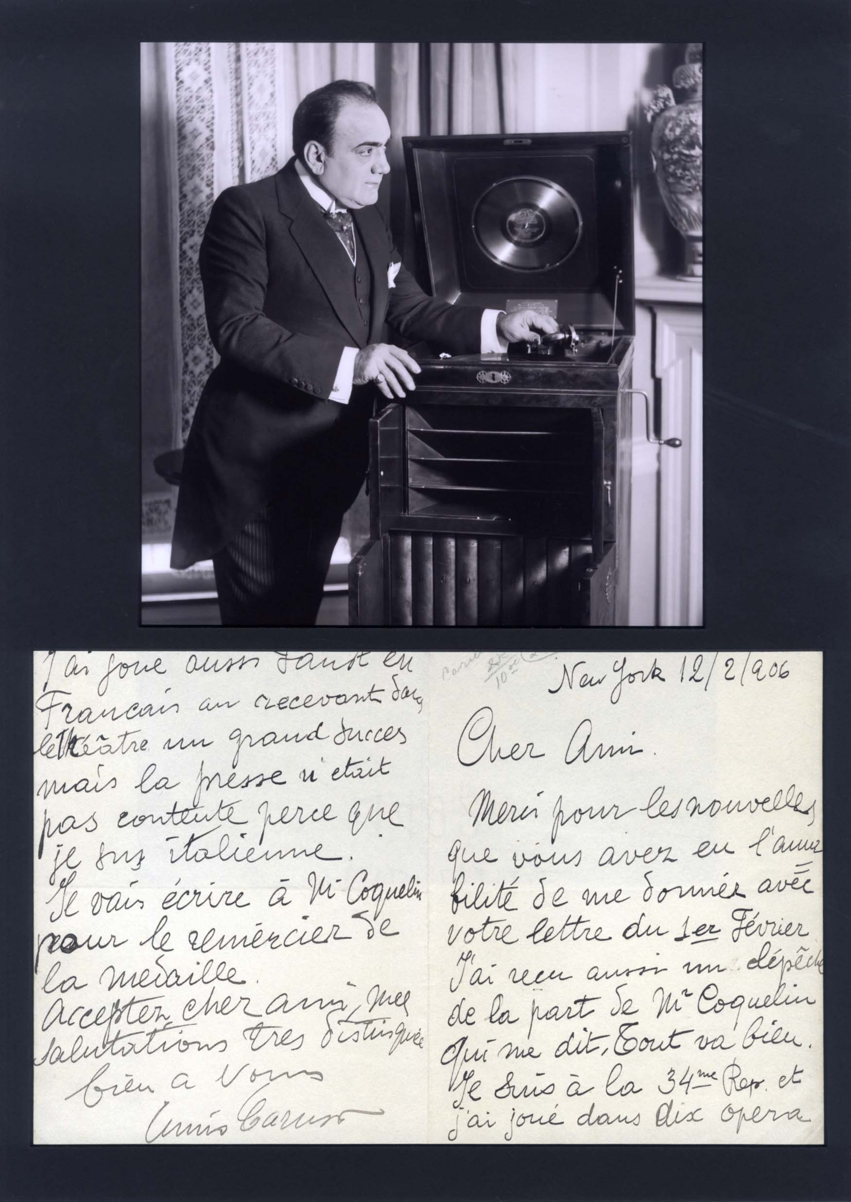 Enrico Caruso Autograph