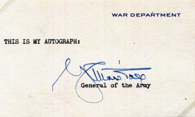 George Marshall Autograph Autogramm | ID 15795122372989