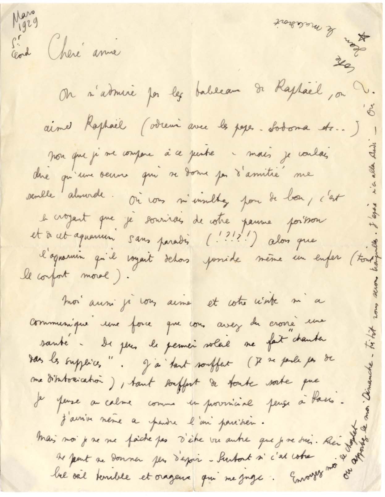 Jean Cocteau Autograph