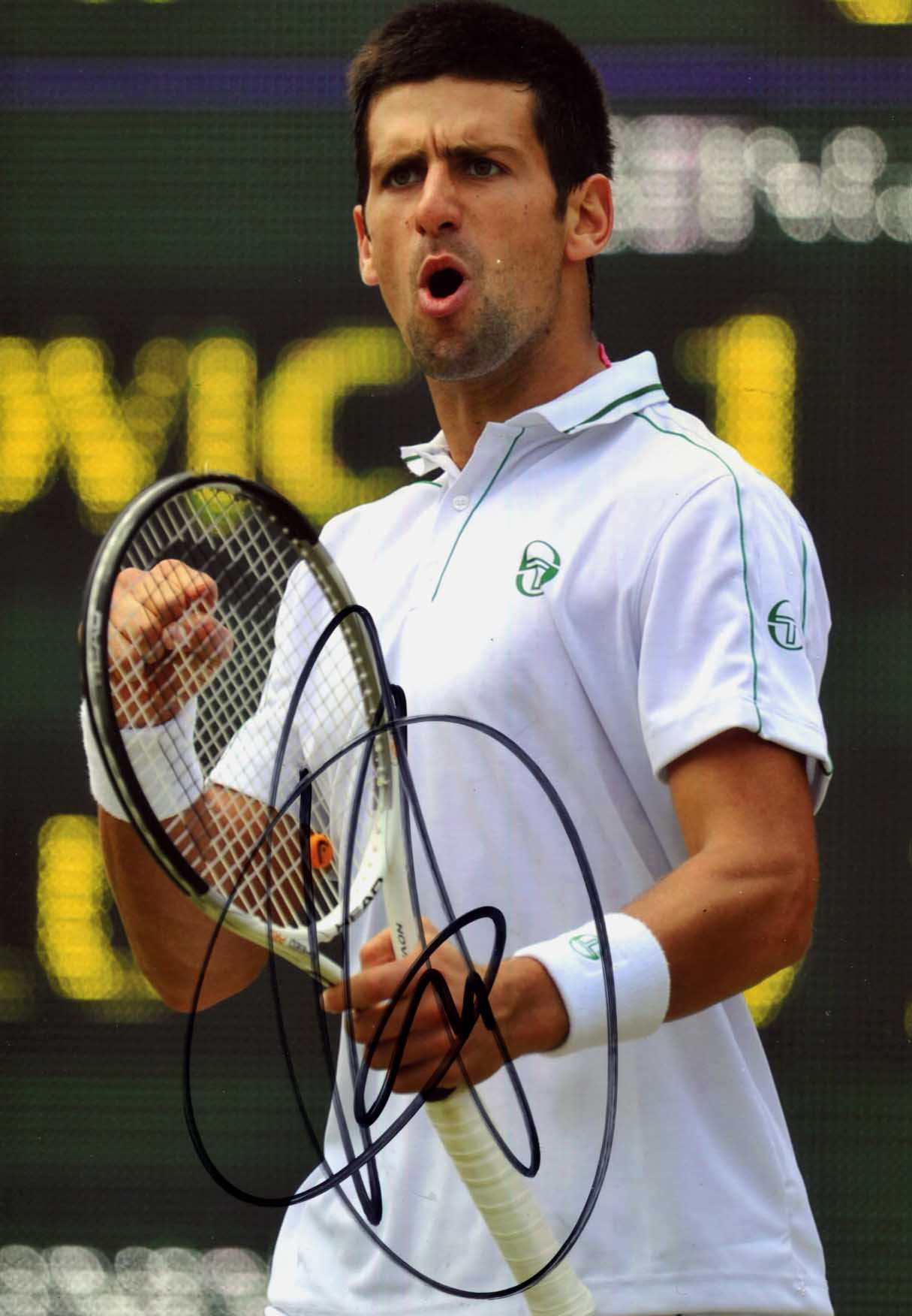 Novak Djokovic Autograph Autogramm | ID 15798515892605
