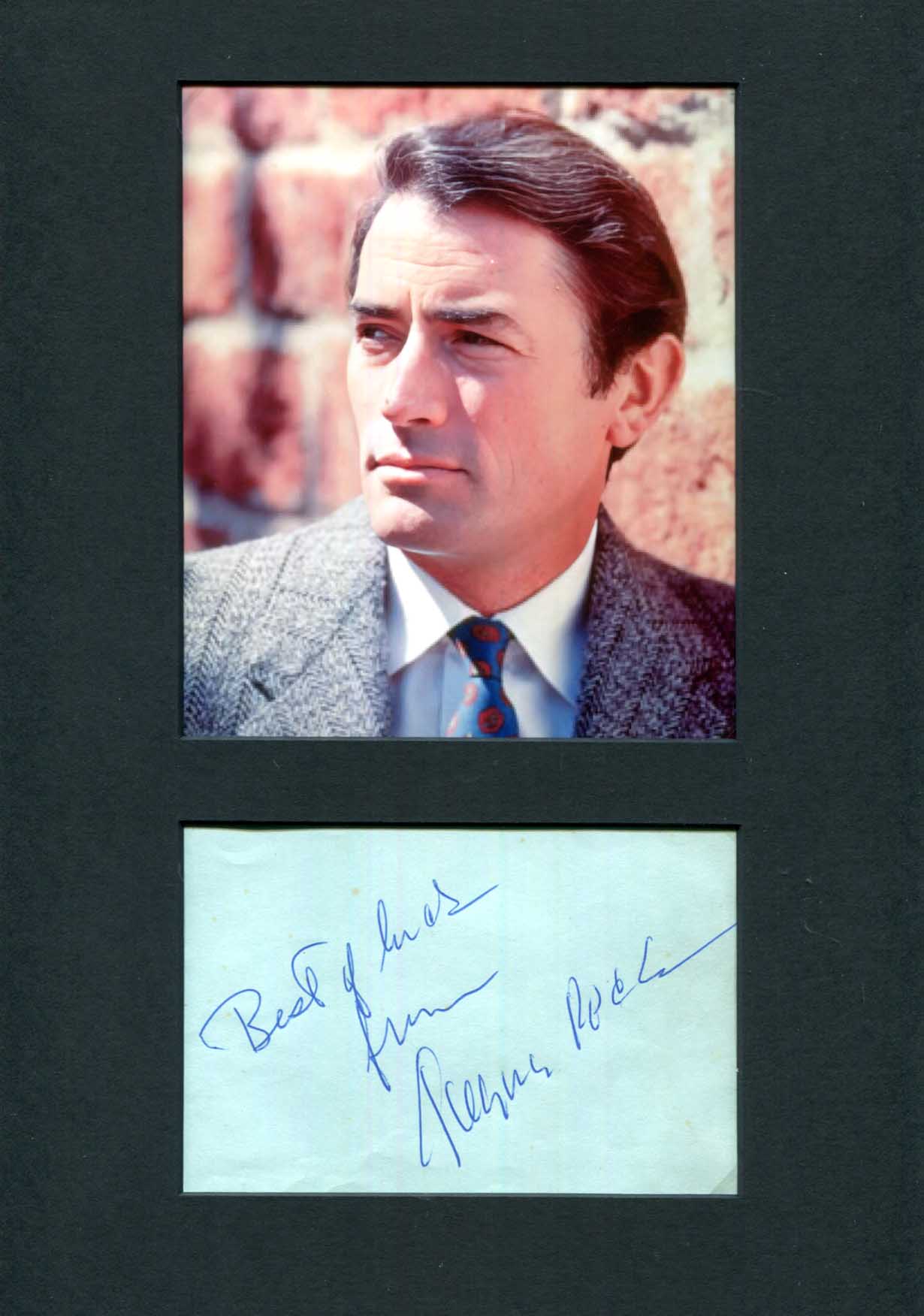 Gregory Peck Autograph Autogramm | ID 15806774247805