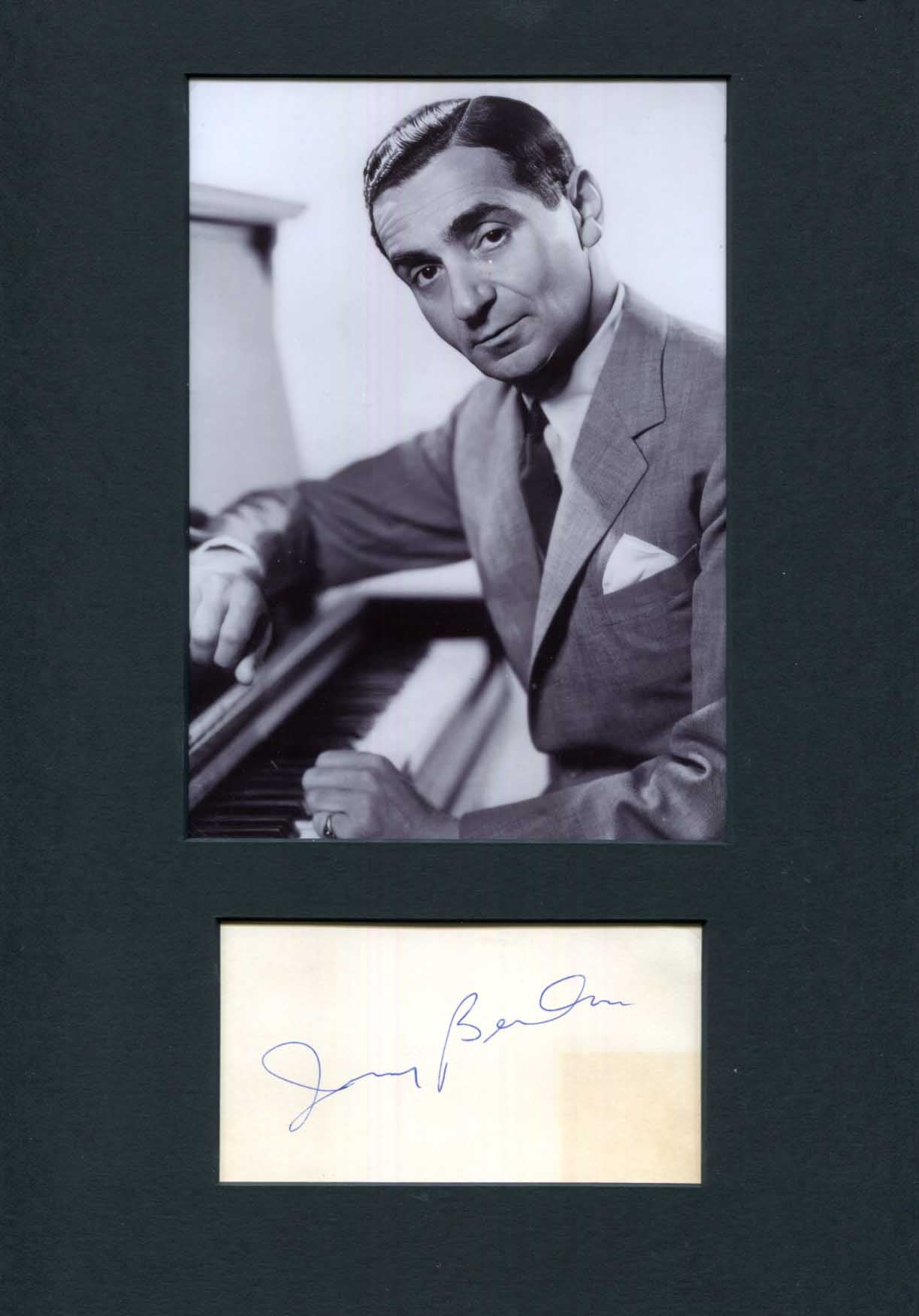 Irving Berlin Autograph Autogramm | ID 15808150733181