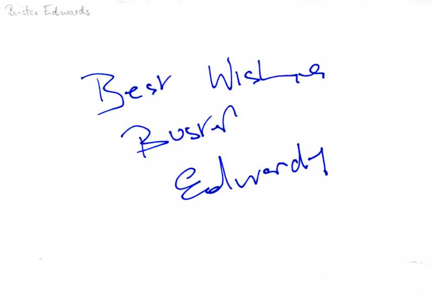 Buster Edwards Autograph Autogramm | ID 15813434933629