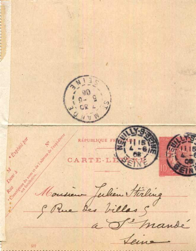 Georges Marie Valentin Bareau Autograph Autogramm | ID 15813572460925