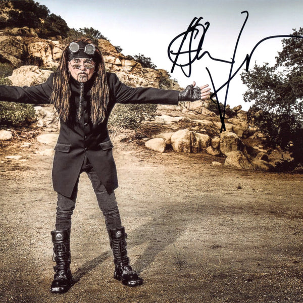 Al Jourgensen autographs, IP signed photograph