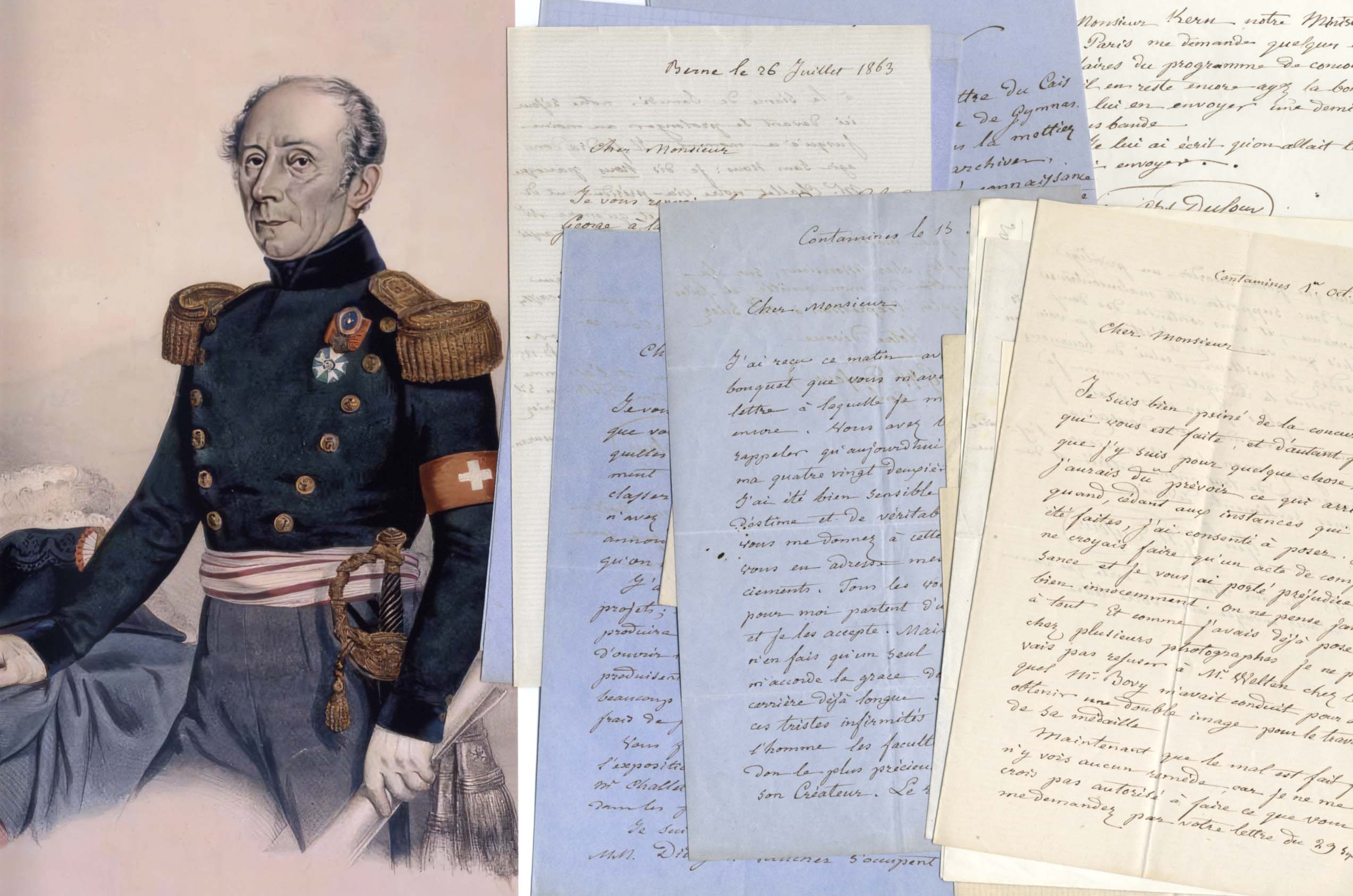 Guillaume Henri Dufour (23) Autographs