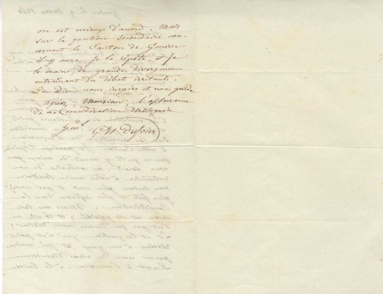 Guillaume Henri Dufour (23) Autographs