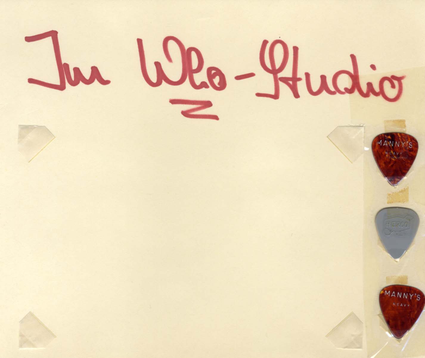 The Who (band) Autographs