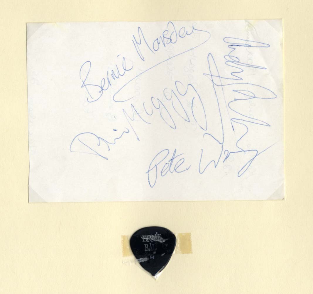 The Who (band) Autographs