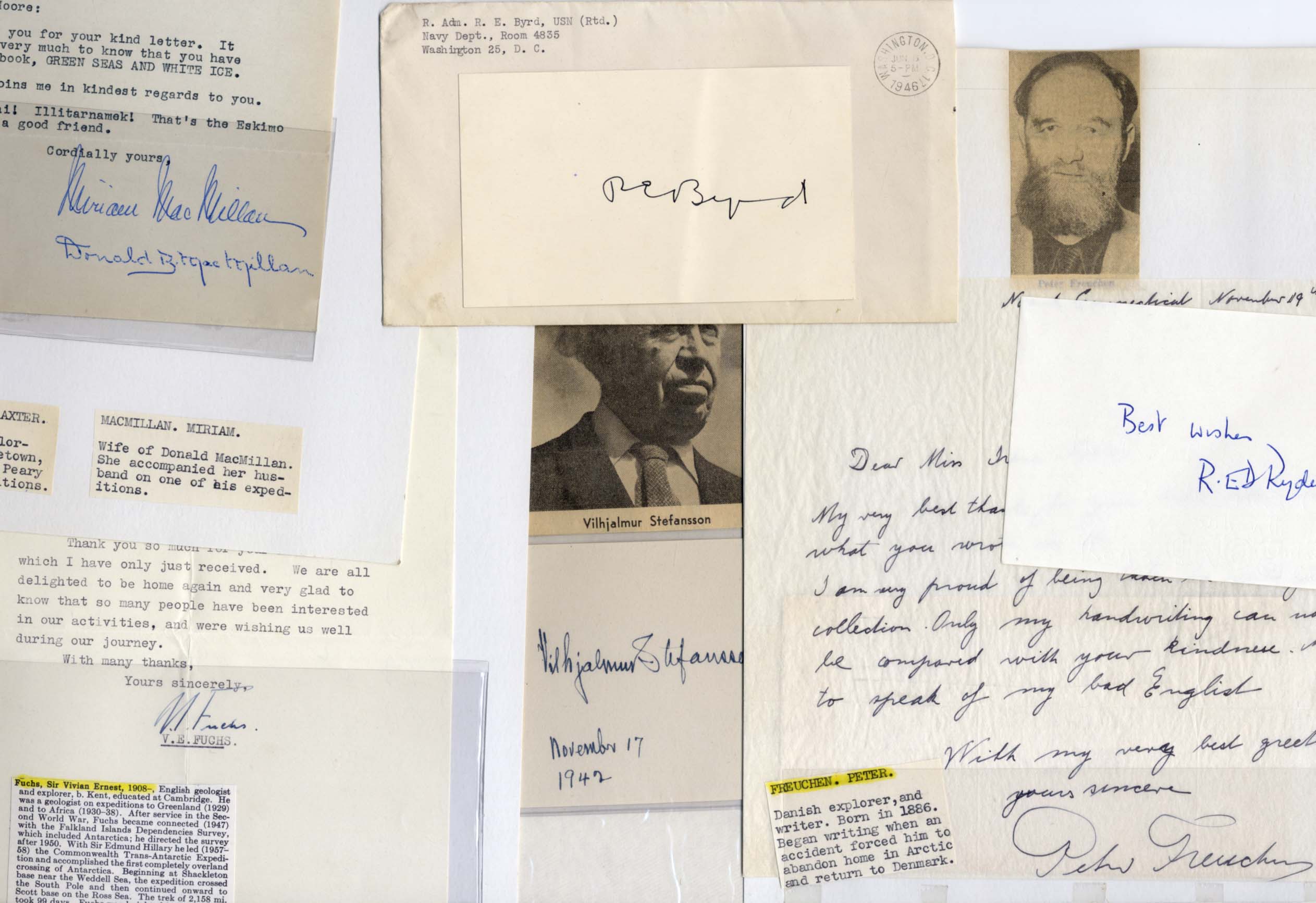 Explorer Collection (8) Autographs