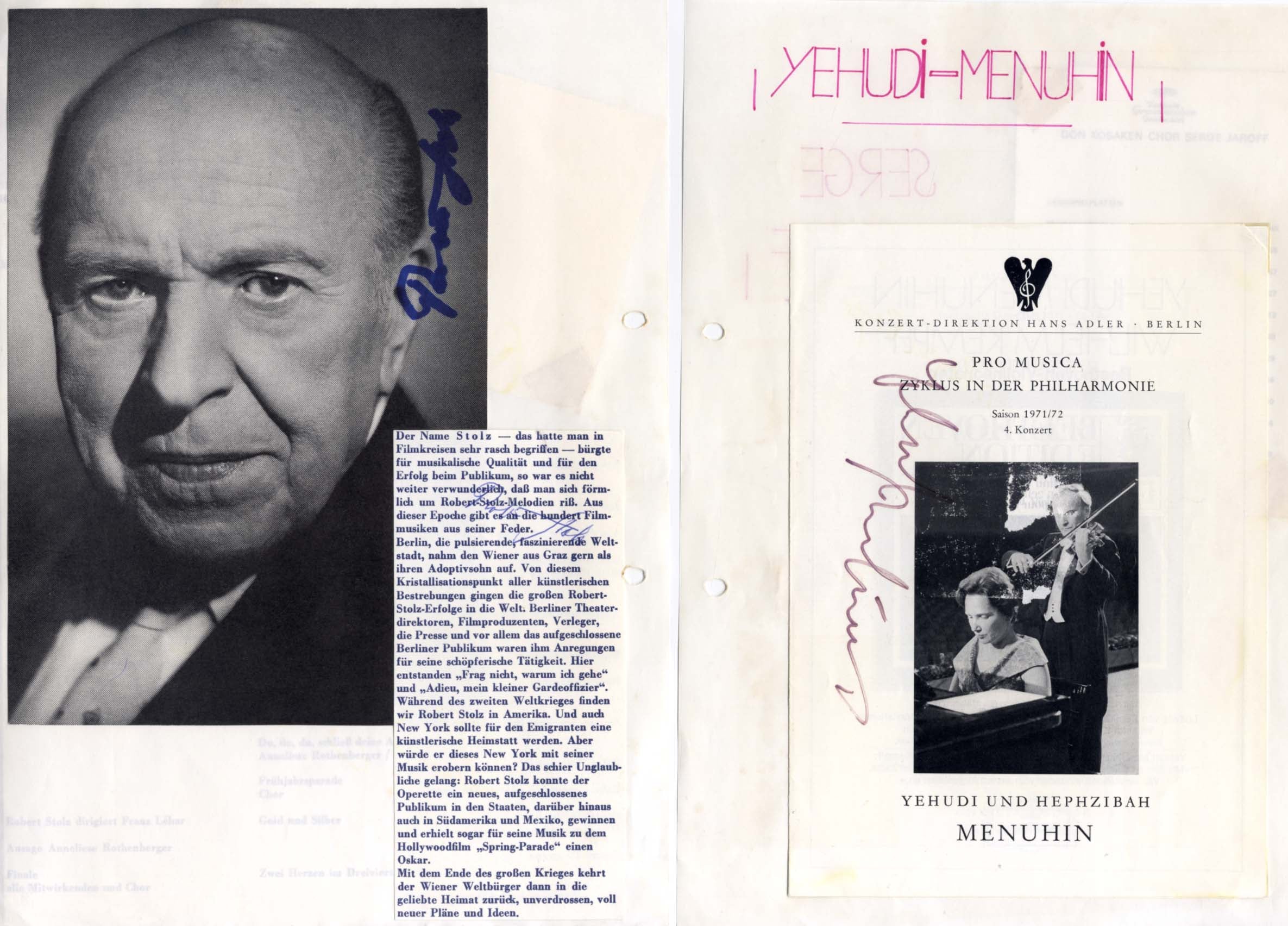 Conductors & Miscellaneous Autographs