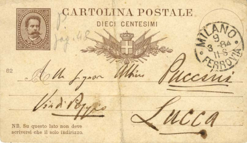 Giacomo Puccini Autogramme (6)