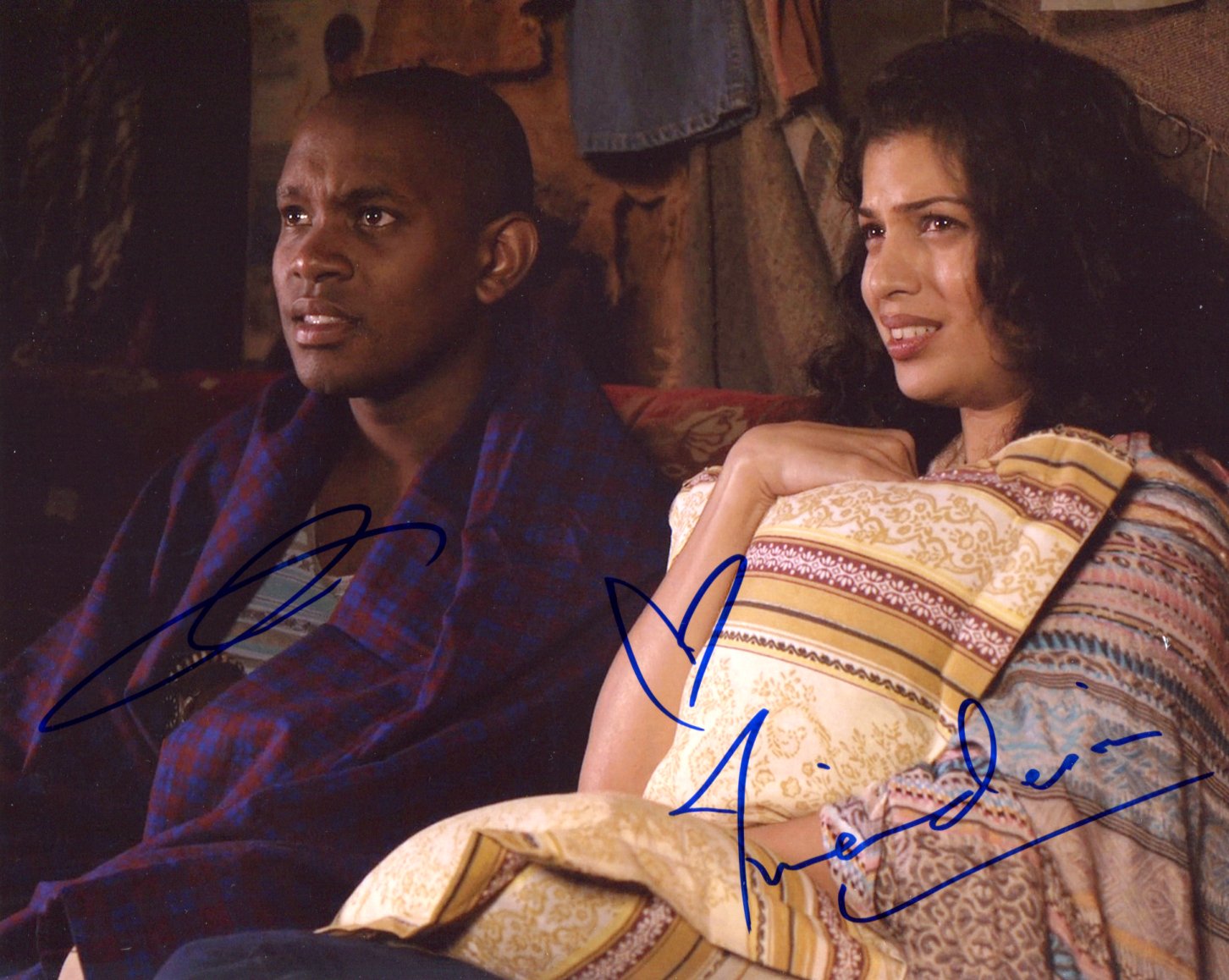 Tina Desai & Aml Ameen Autographs