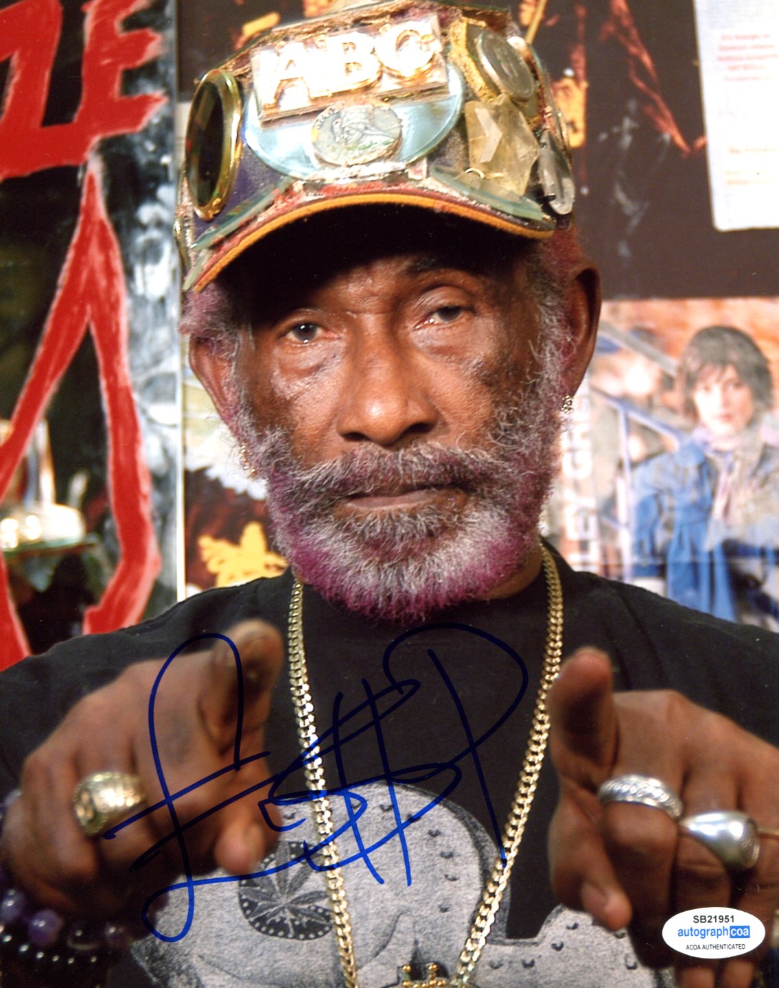 Lee 'Scratch' Perry Autograph