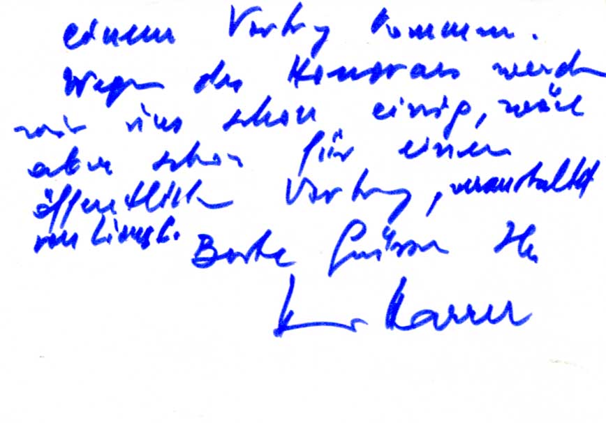 Heinrich Harrer Autograph