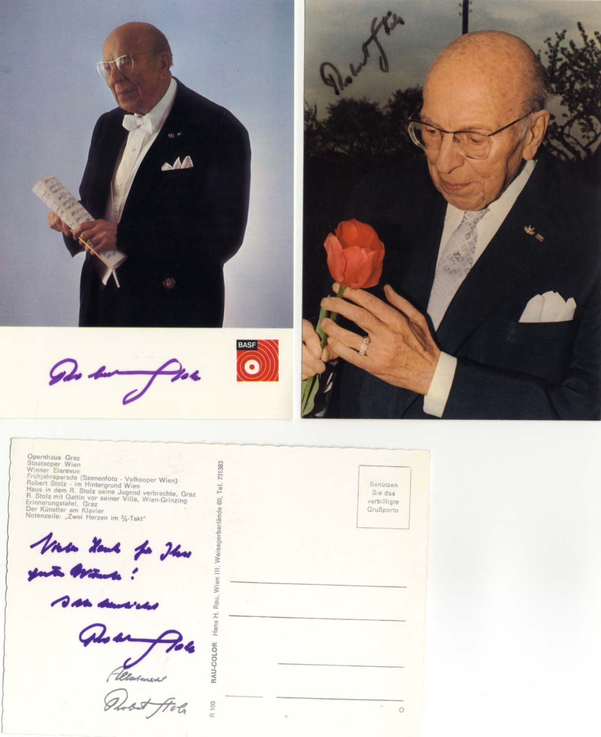 Robert Stolz Autographs