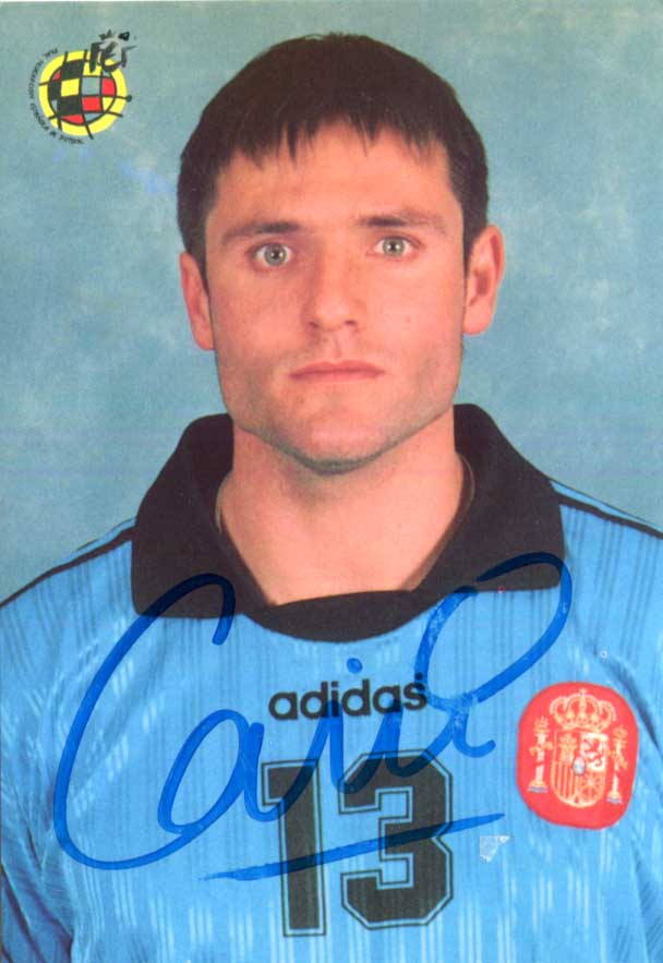 David Villa & Santiago Canizares Autographs