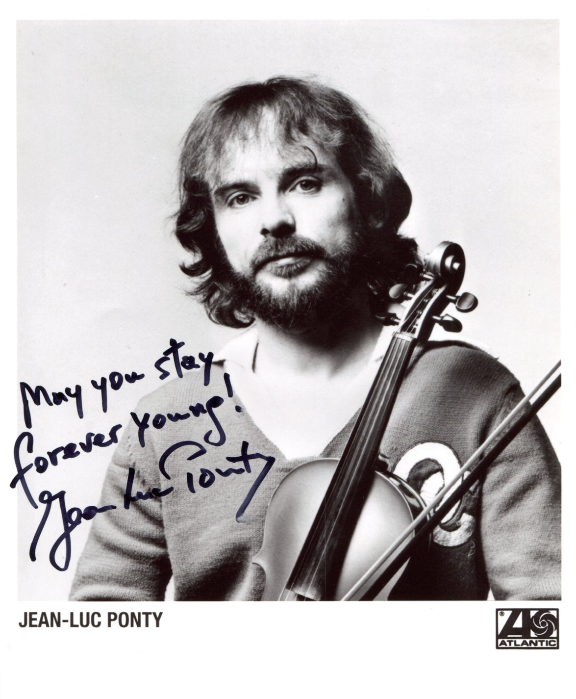 Jean-Luc Ponty Autograph Autogramm | ID 15858846761341