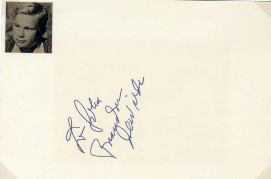 Brandon deWilde Autograph Autogramm | ID 15859372687741