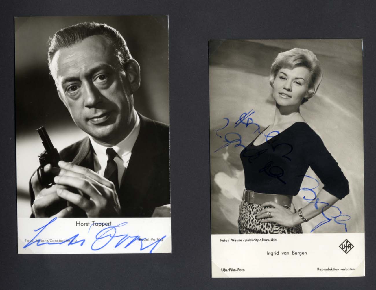 German Vintage Film Autographs