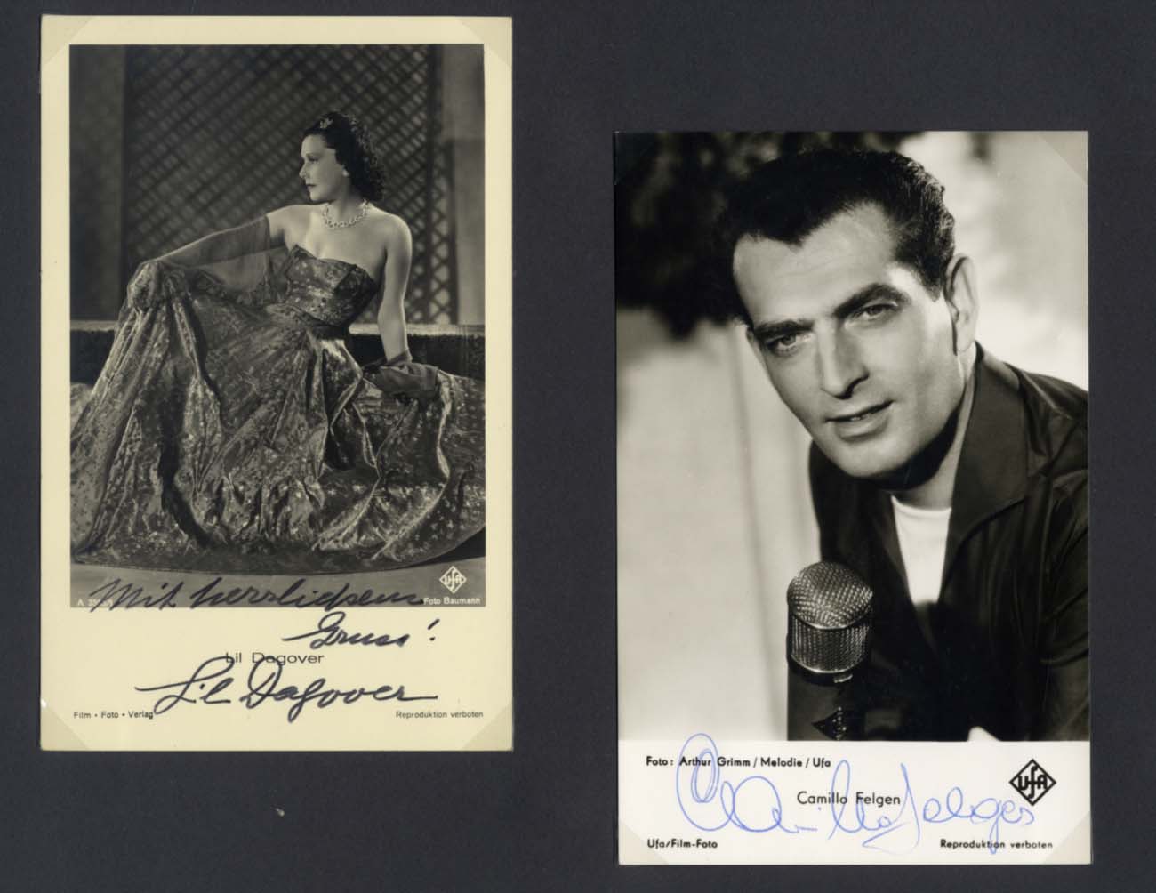 German Vintage Film Autographs