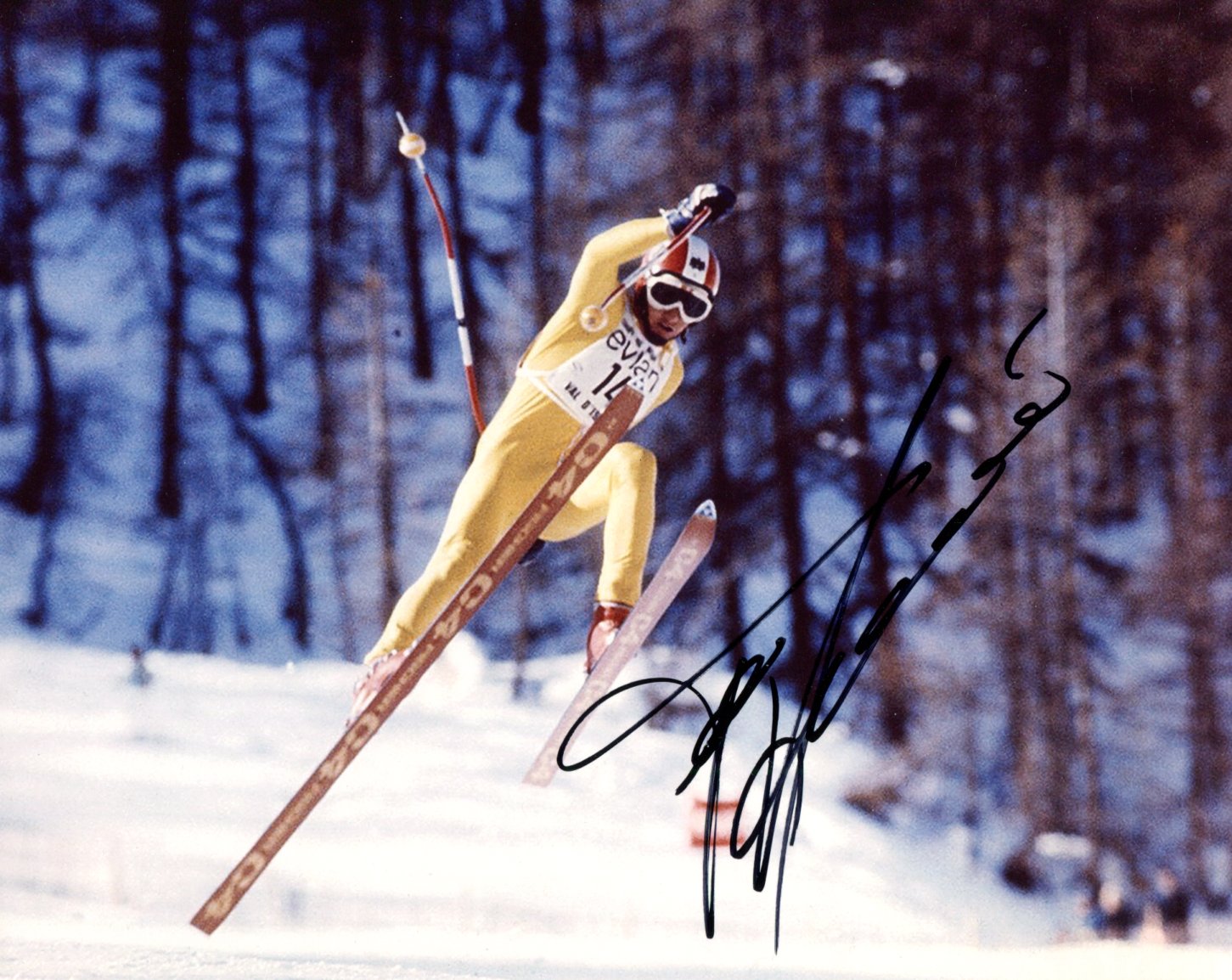 Franz Klammer Autograph