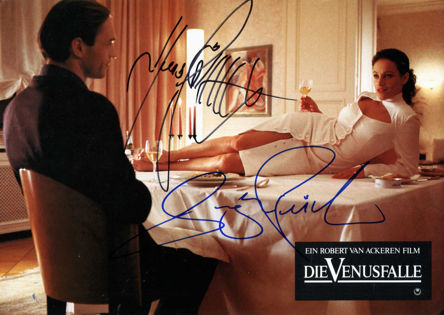 Sonja Kirchberger & Horst Günter Marx `The Venus Trap` Autographs