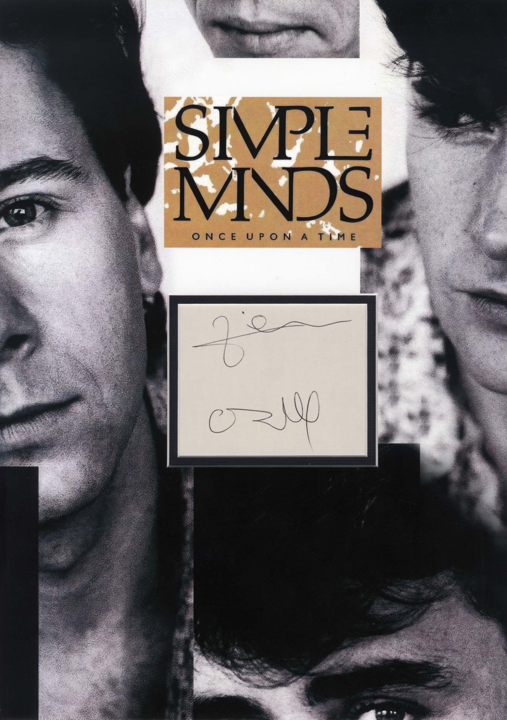 Simple Minds (band) Autographs