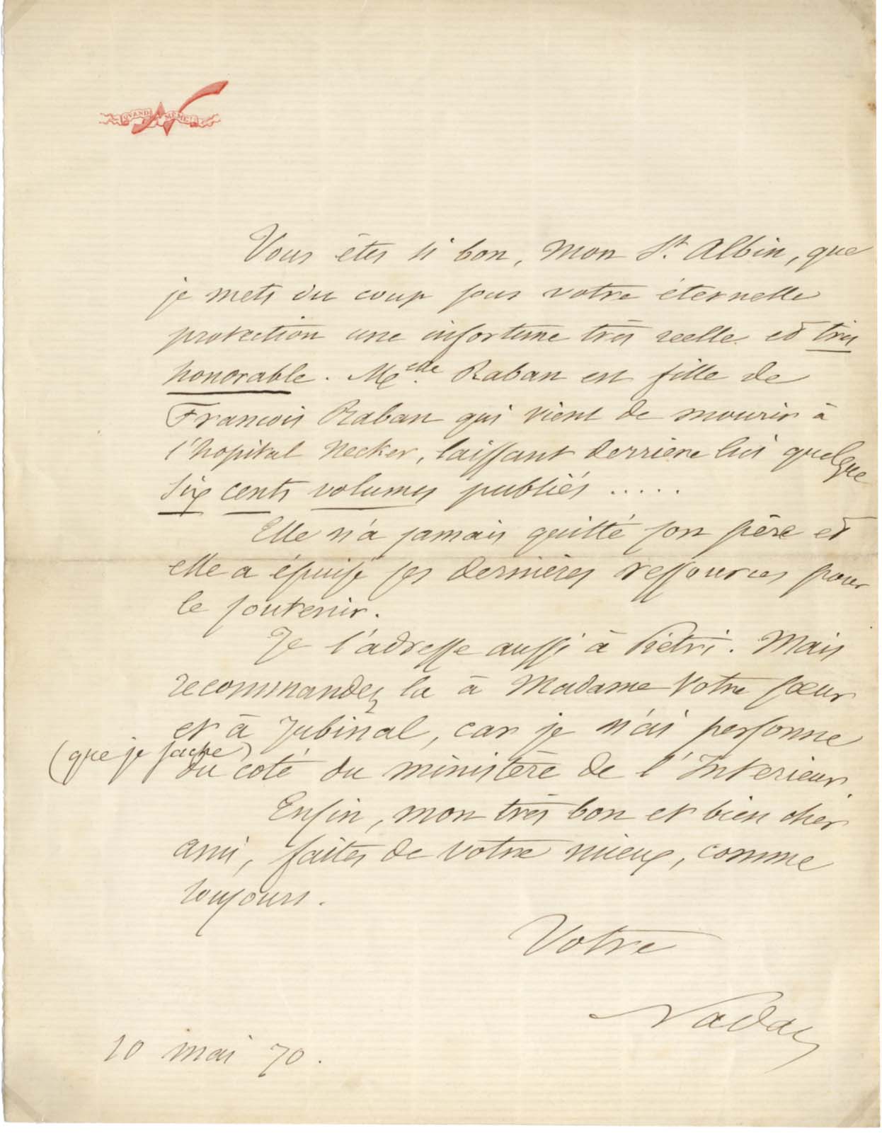 Nadar Autograph