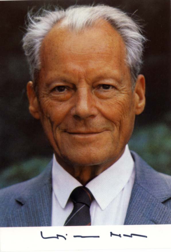 Chancellors of Germany (5) Autographs