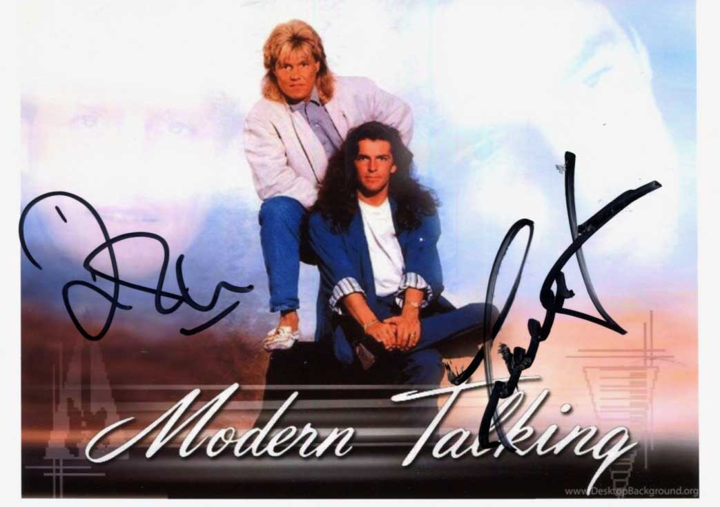 Modern Talking Autographs