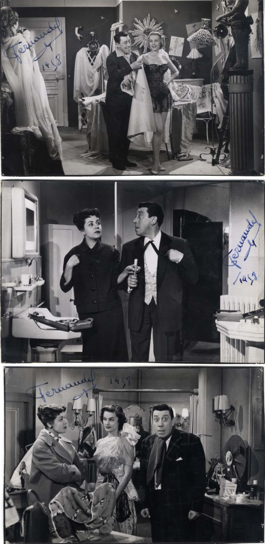 Fernandel (4) Autographs