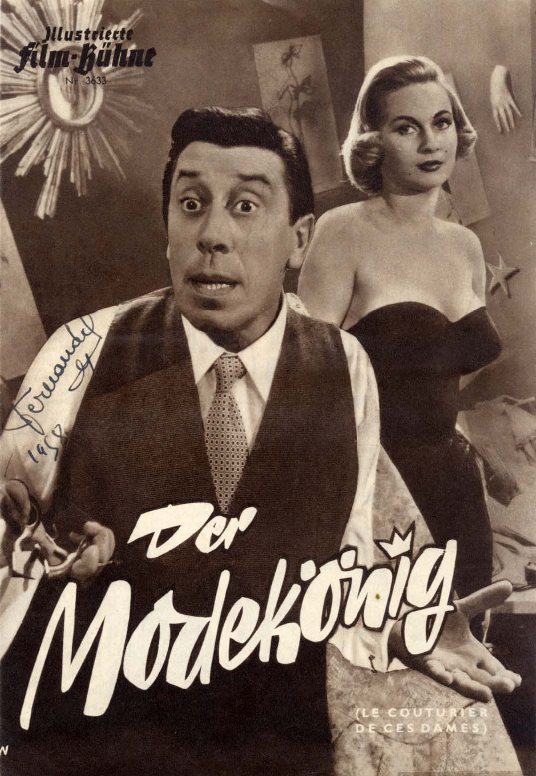 Fernandel (4) Autographs