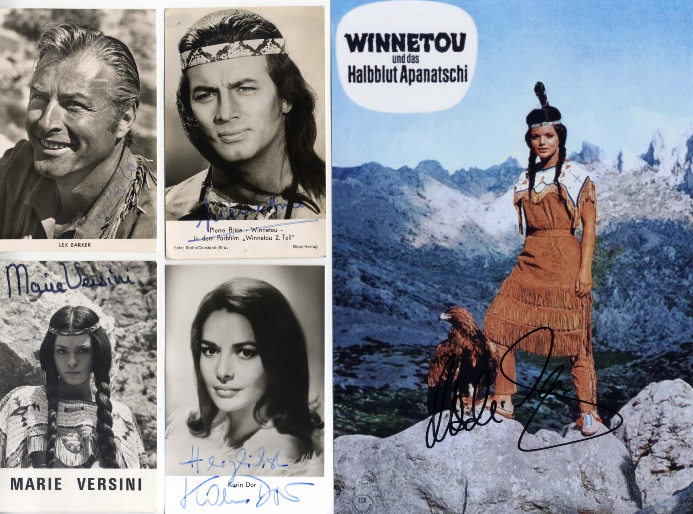 Winnetou (film) Vintage Autographs