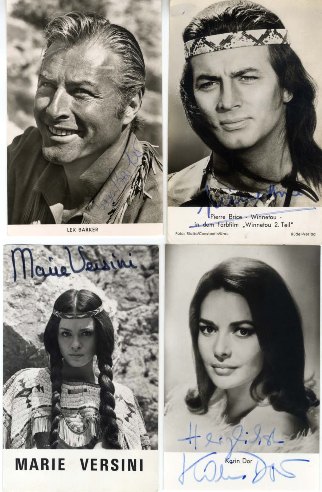 Winnetou (film) Vintage Autographs