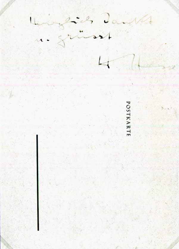 Hermann Hesse Autograph