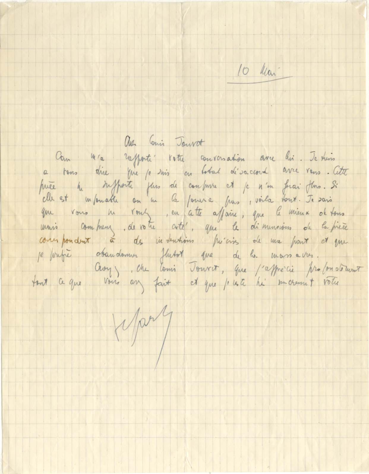 Jean-Paul Sartre Autograph