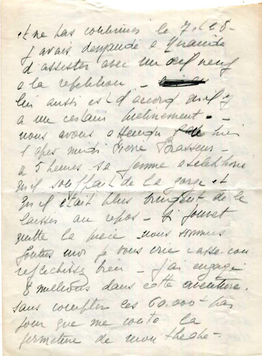 Jean-Paul Sartre Autograph
