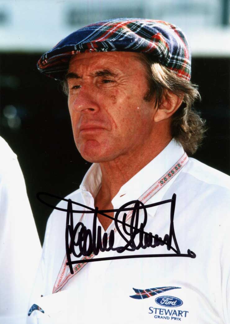 Jackie Stewart Autograph