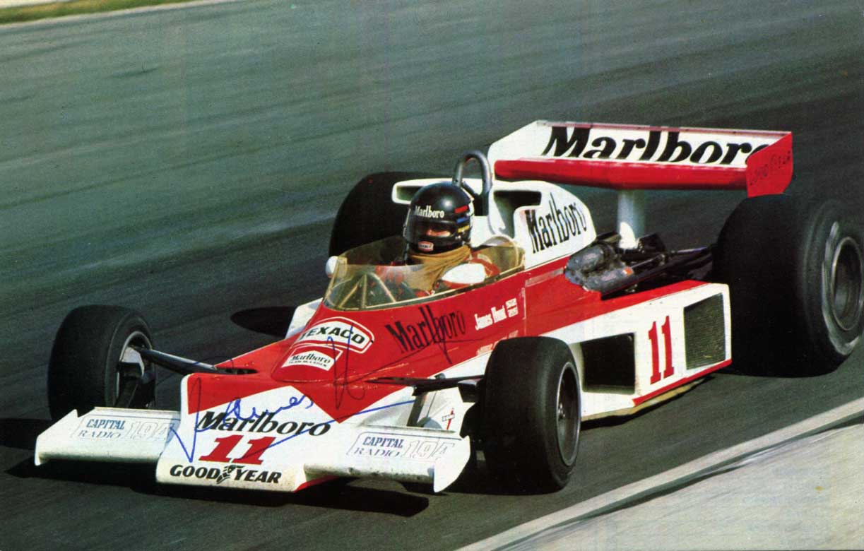 James Hunt Autograph