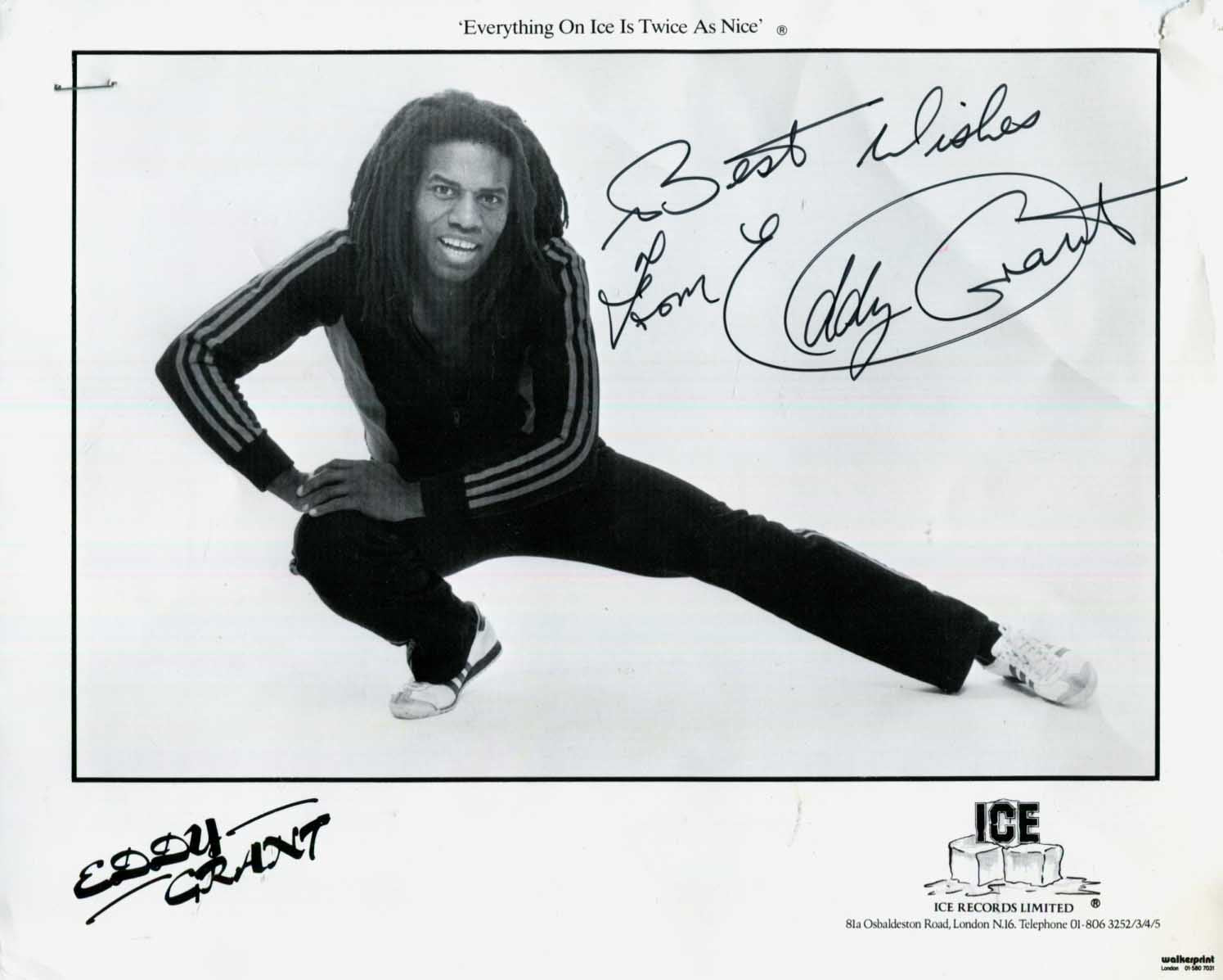 Eddy Grant (singer) Autograph