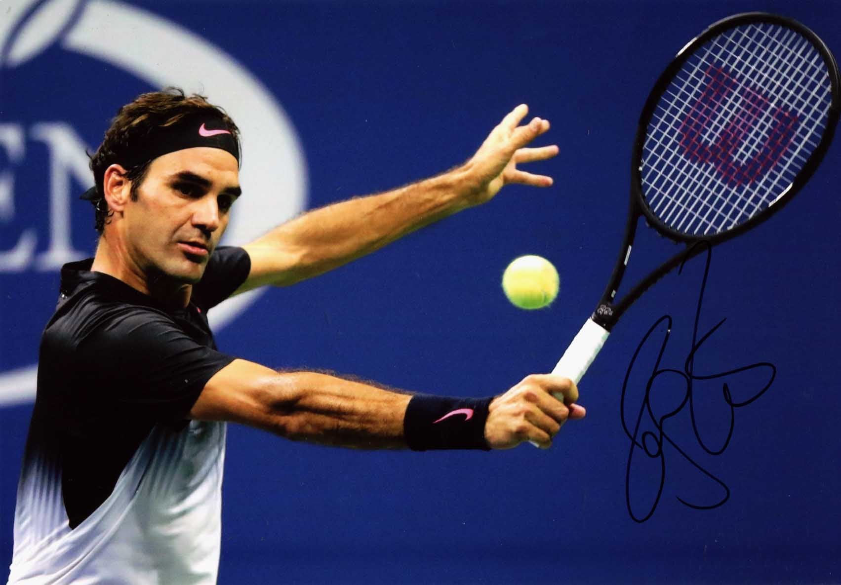 Roger Federer Autograph Autogramm | ID 15889193107837