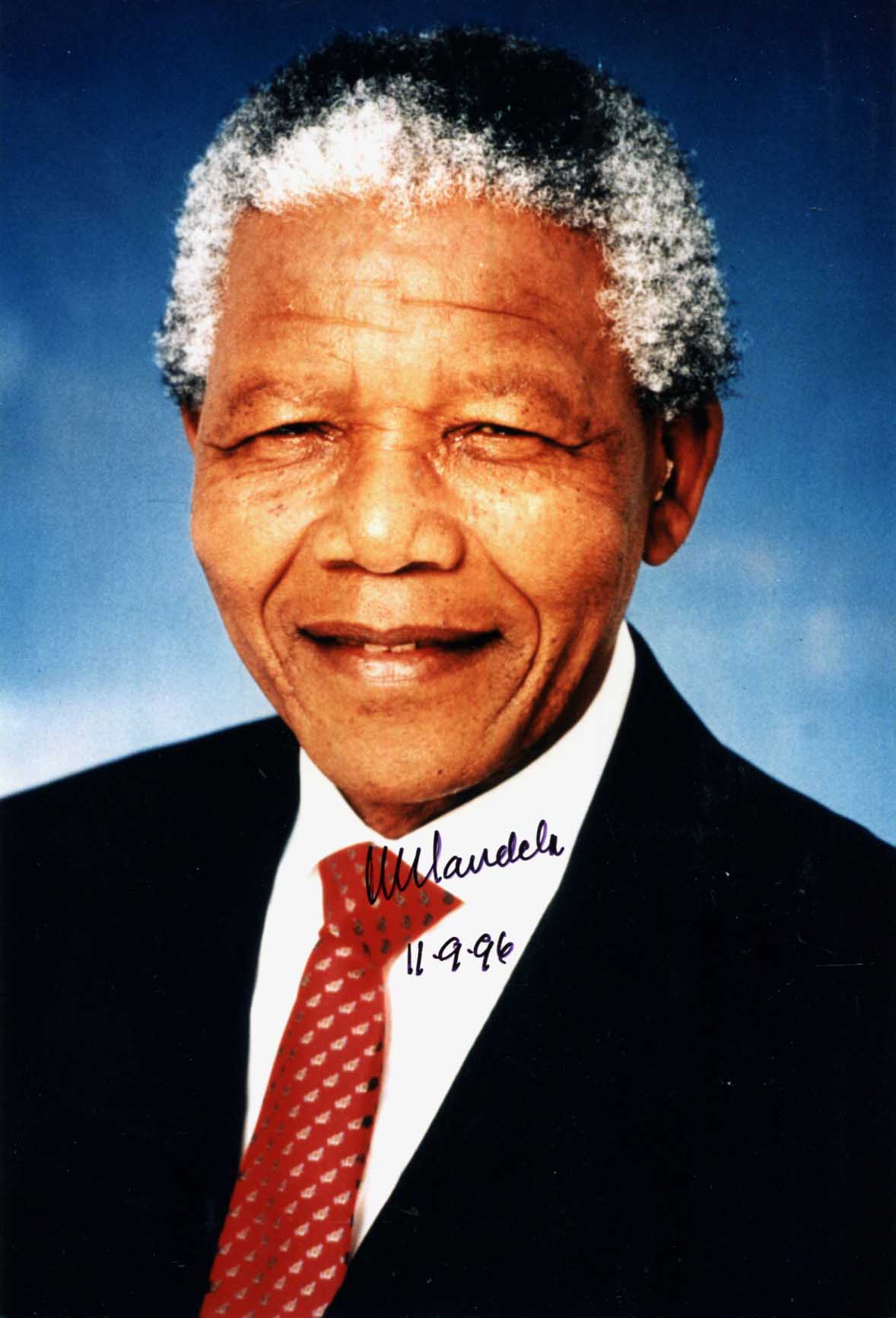 Mandela Nelson Autograph Autogramm | ID 15891841646973