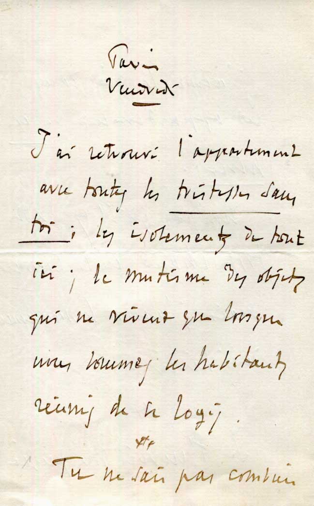 Jules Massenet Autograph