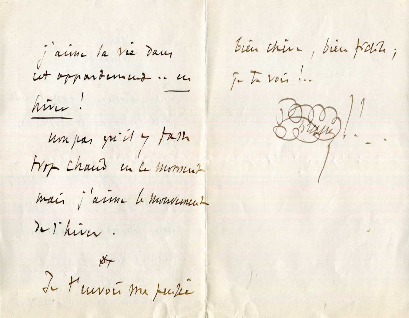 Jules Massenet Autograph