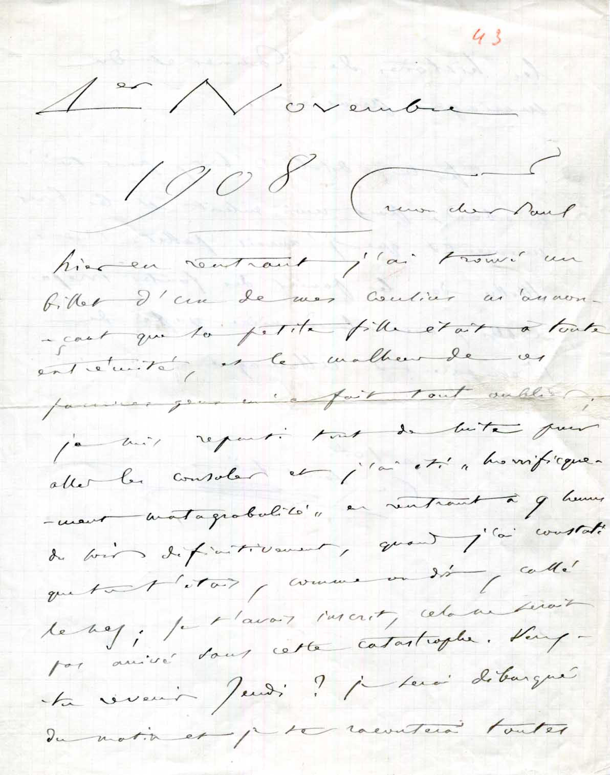 Camille Saint-Saens Autograph