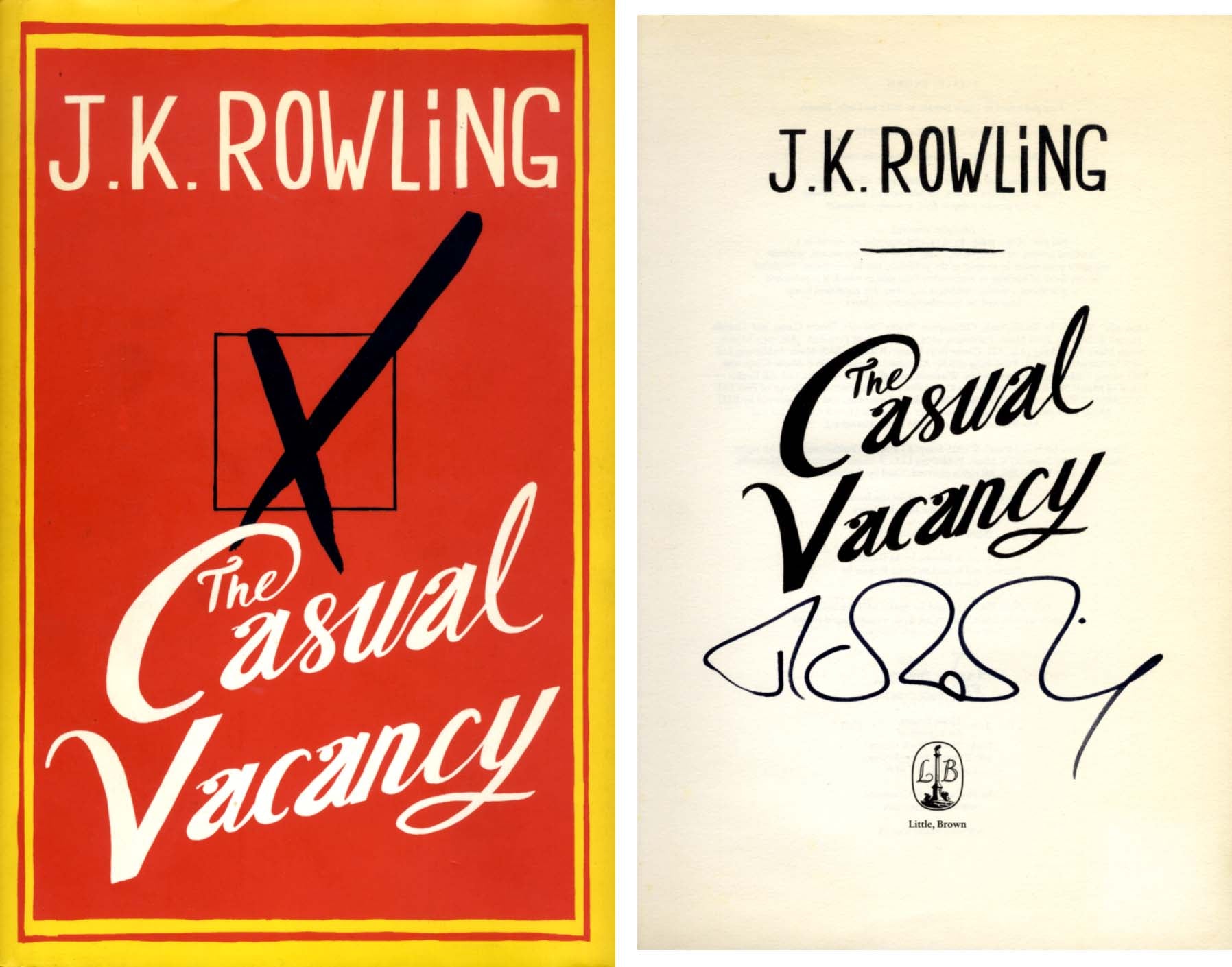 J.K. Rowling Autograph