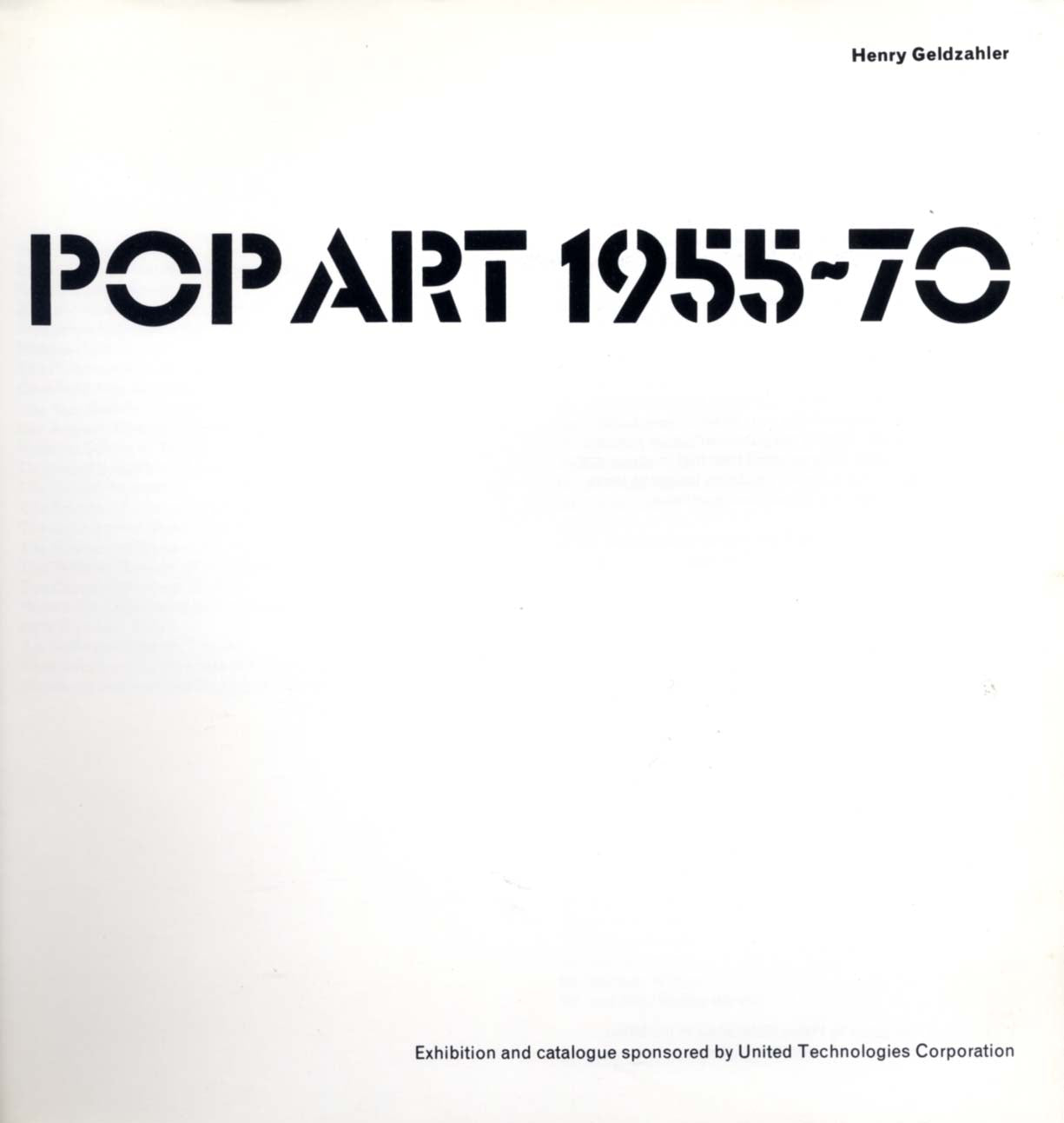 Thomas K. Wesselmann autograph, exhibition catalog signed