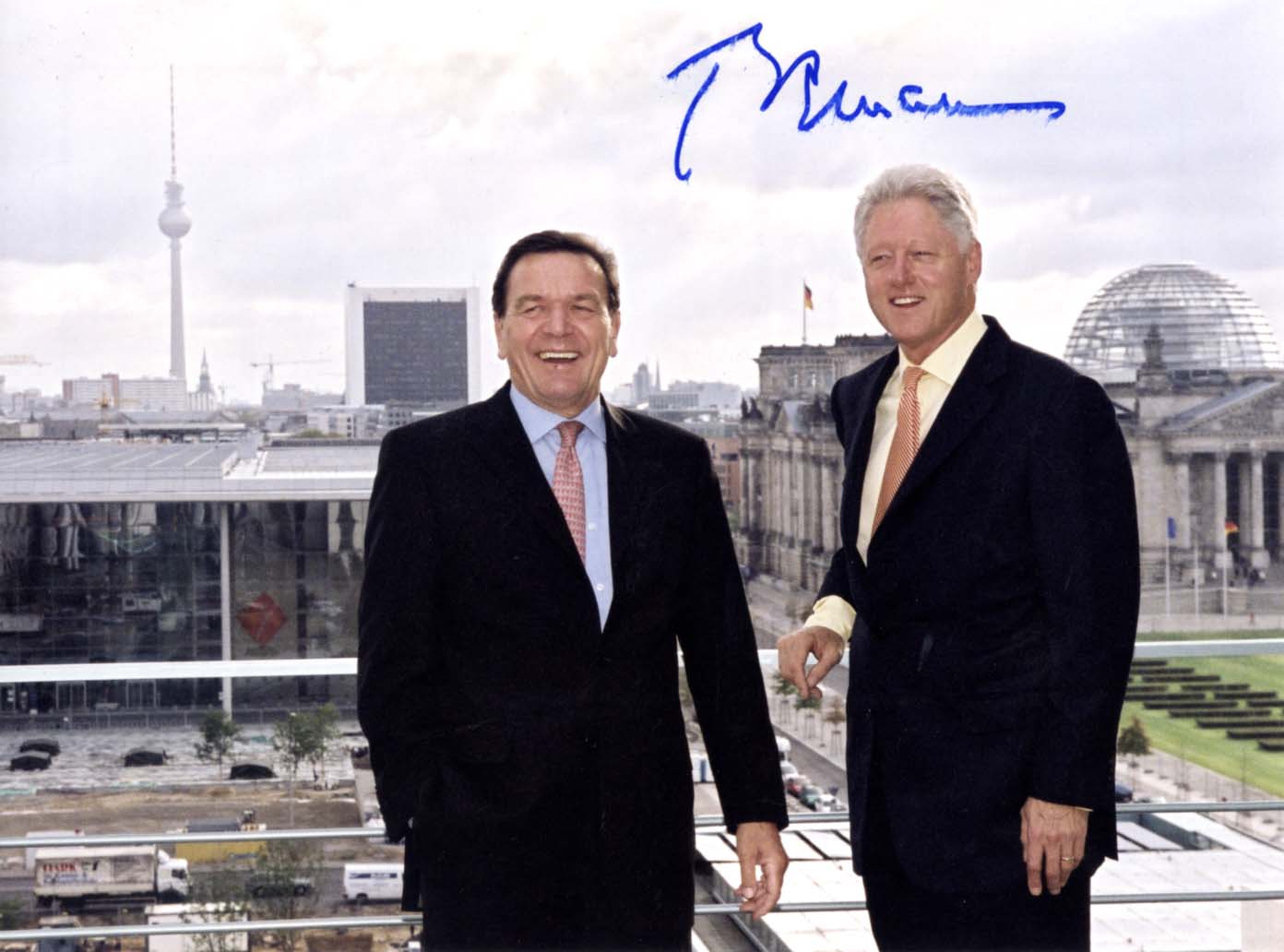 Bill Clinton Autogramm